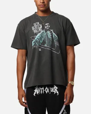 Culture Kings X WWE Seth Rollins Wrestlemania XLI Heavy T-Shirt Black Wash