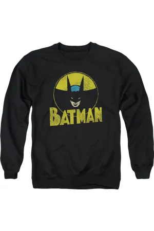 DC Comics Circle Bat Adult Crewneck Sweatshirt