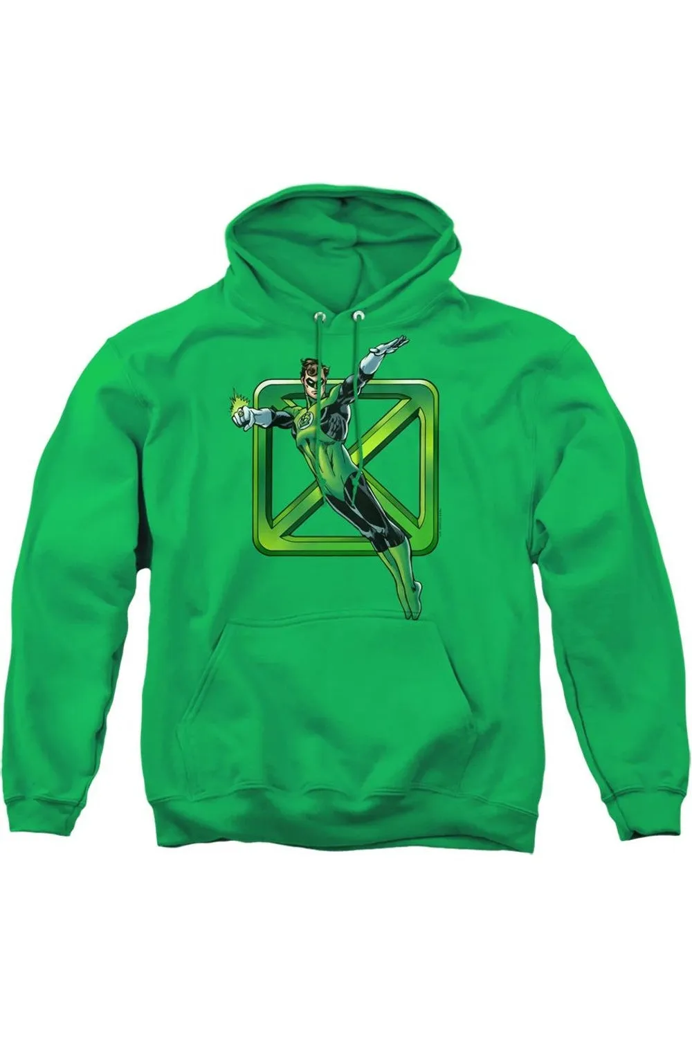 DC Comics Green Cross Adult Pull Over Hoodie / Hooded Sweatshirt