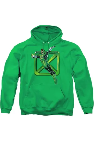 DC Comics Green Cross Adult Pull Over Hoodie / Hooded Sweatshirt