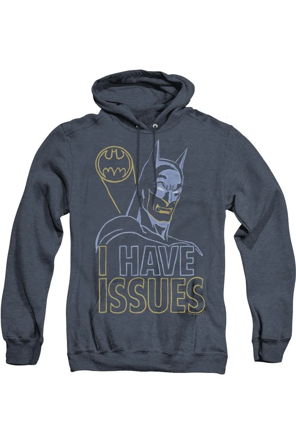 DC Comics Issues Adult Heather Hoodie / Hooded Sweatshirt