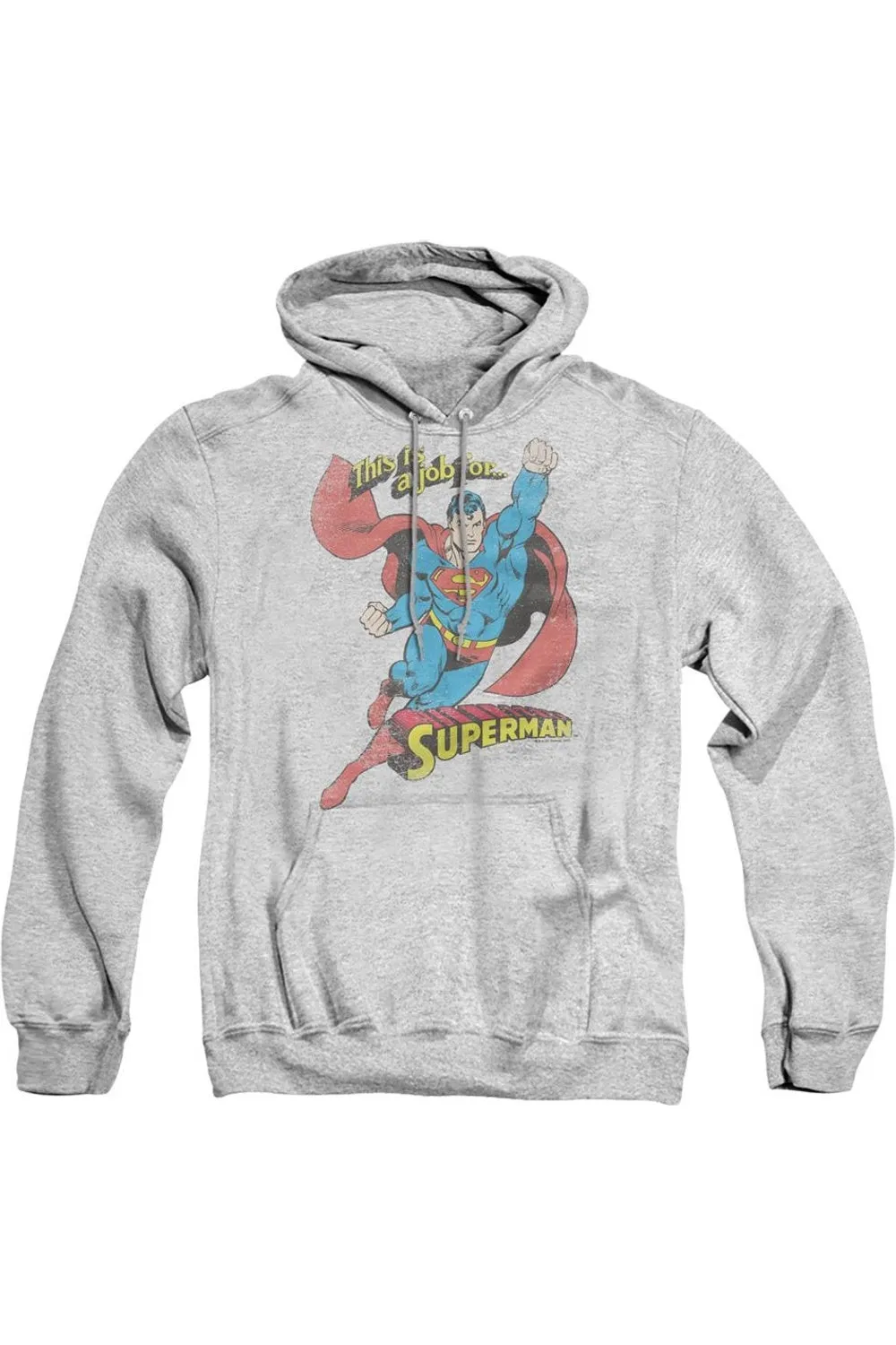 DC Comics On The Job Adult Pull Over Hoodie / Hooded Sweatshirt