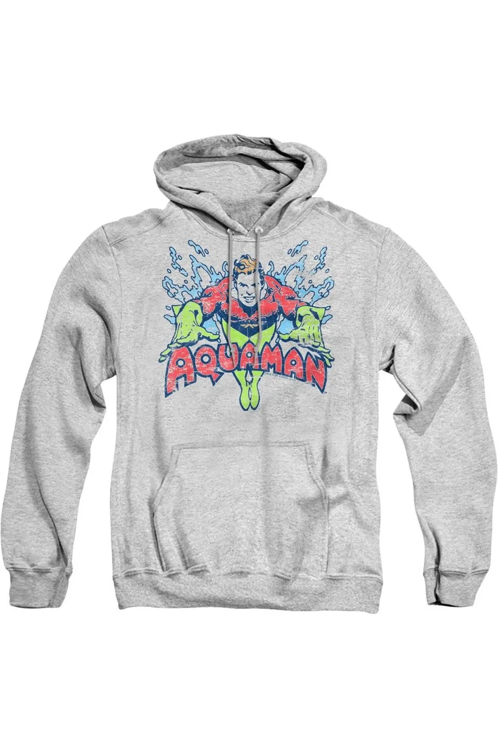 DC Comics Splish Splash Adult Pull Over Hoodie / Hooded Sweatshirt