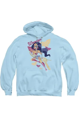 DC Comics Superhero Girls Wonder Woman Adult Pull Over Hoodie / Hooded Sweatshirt