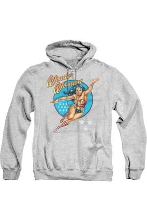 DC Comics Wonder Woman Vintage Adult Pull Over Hoodie / Hooded Sweatshirt