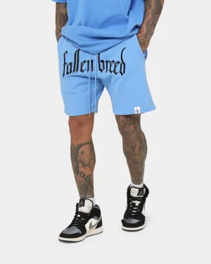 Fallen Breed Logo Sweat Shorts Carolina Blue