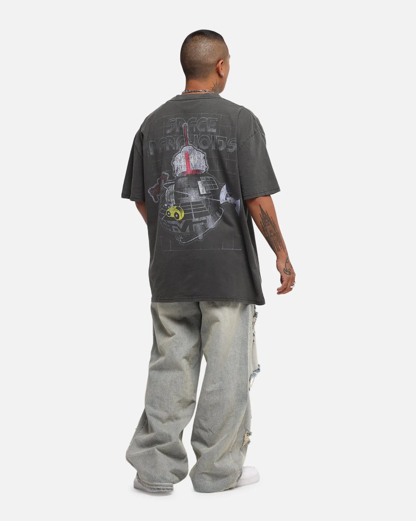 Goat Crew Disney Kingdom Hearts Space Paranoids Heavy T-Shirt Black Wash