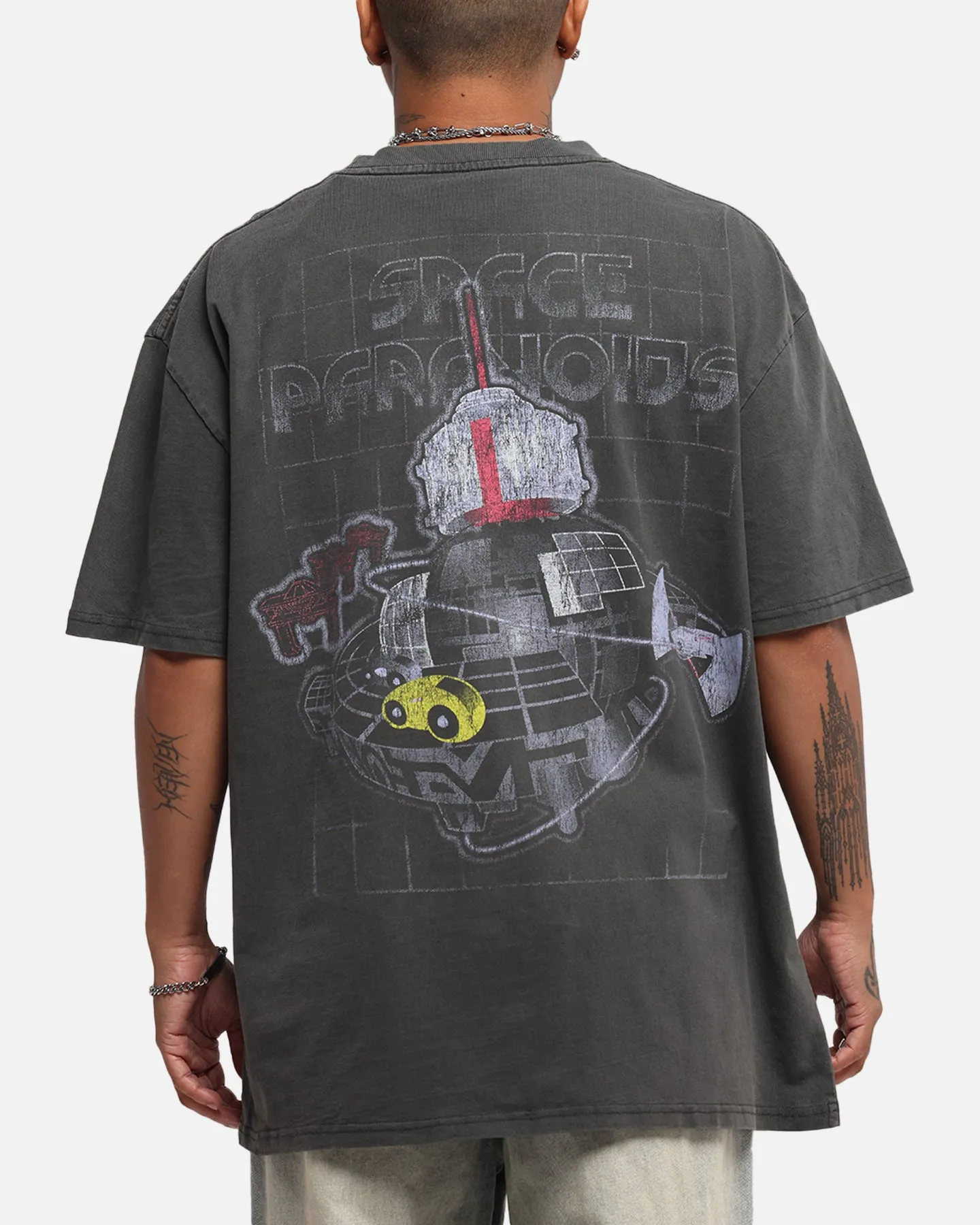 Goat Crew Disney Kingdom Hearts Space Paranoids Heavy T-Shirt Black Wash