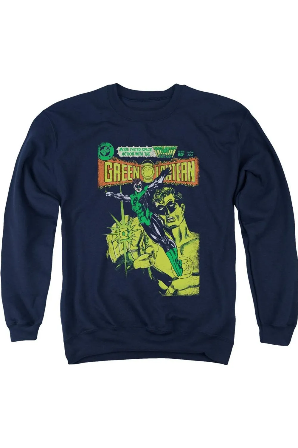 Green Lantern Vintage Cover Adult Crewneck Sweatshirt