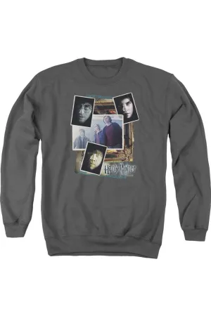 Harry Potter Trio Collage Adult Crewneck Sweatshirt