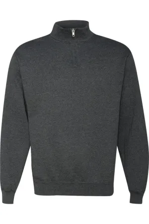 JERZEES Nublend Cadet Collar Quarter-Zip Sweatshirt