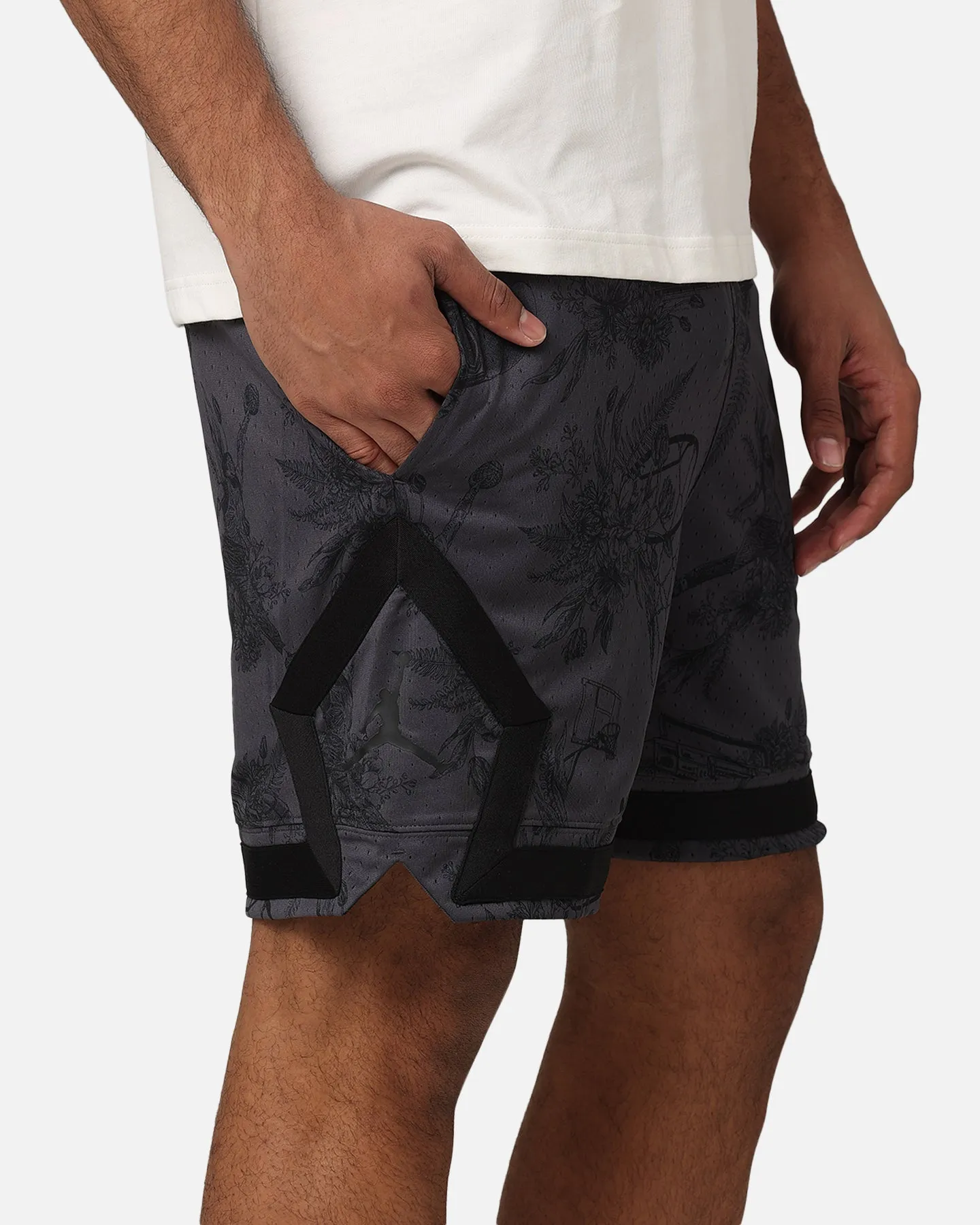 Jordan DRI-Fit Sport Printed Diamond Shorts Black/Dark Shadow
