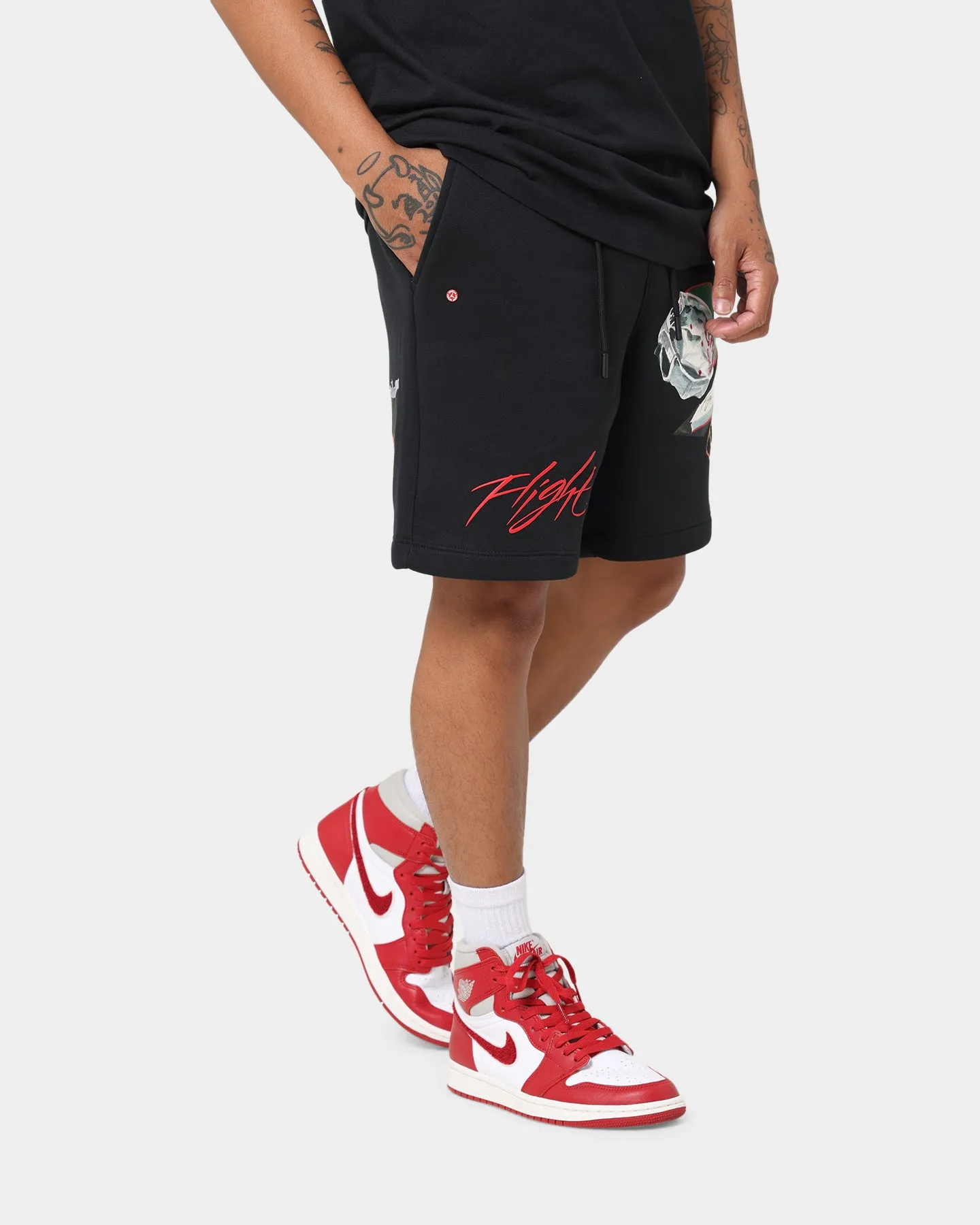 Jordan Flight Artist Series Fleece Shorts Black/Sail