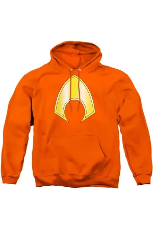 Justice League of America Aquaman Logo Adult Pull Over Hoodie / Hooded Sweatshirt