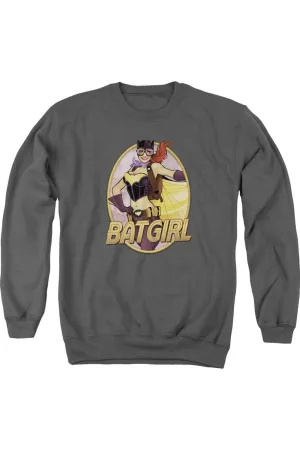 Justice League of America Batgirl Bombshell Adult Crewneck Sweatshirt