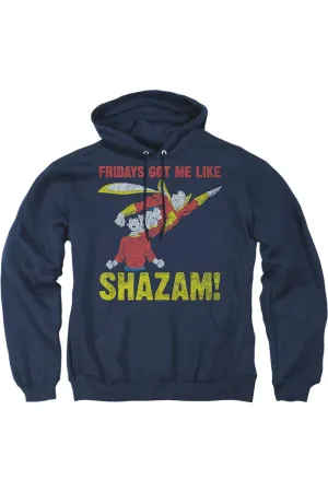 Justice League of America Fridays Got Me Like Adult Pull Over Hoodie / Hooded Sweatshirt