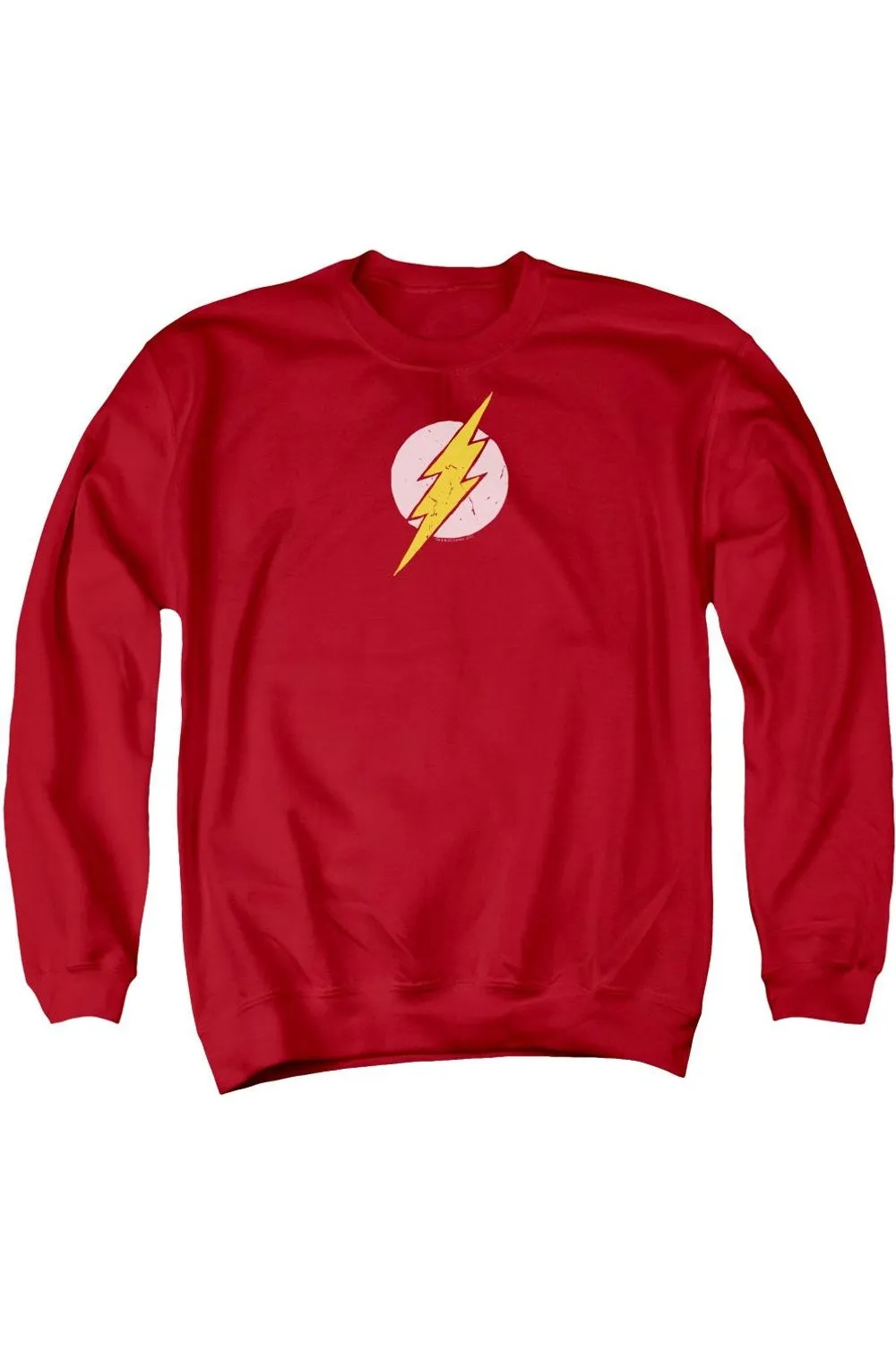 Justice League of America Rough Flash Adult Crewneck Sweatshirt