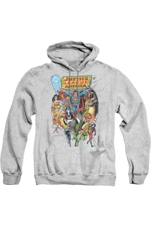 Justice League of America Team Up Adult Pull Over Hoodie / Hooded Sweatshirt