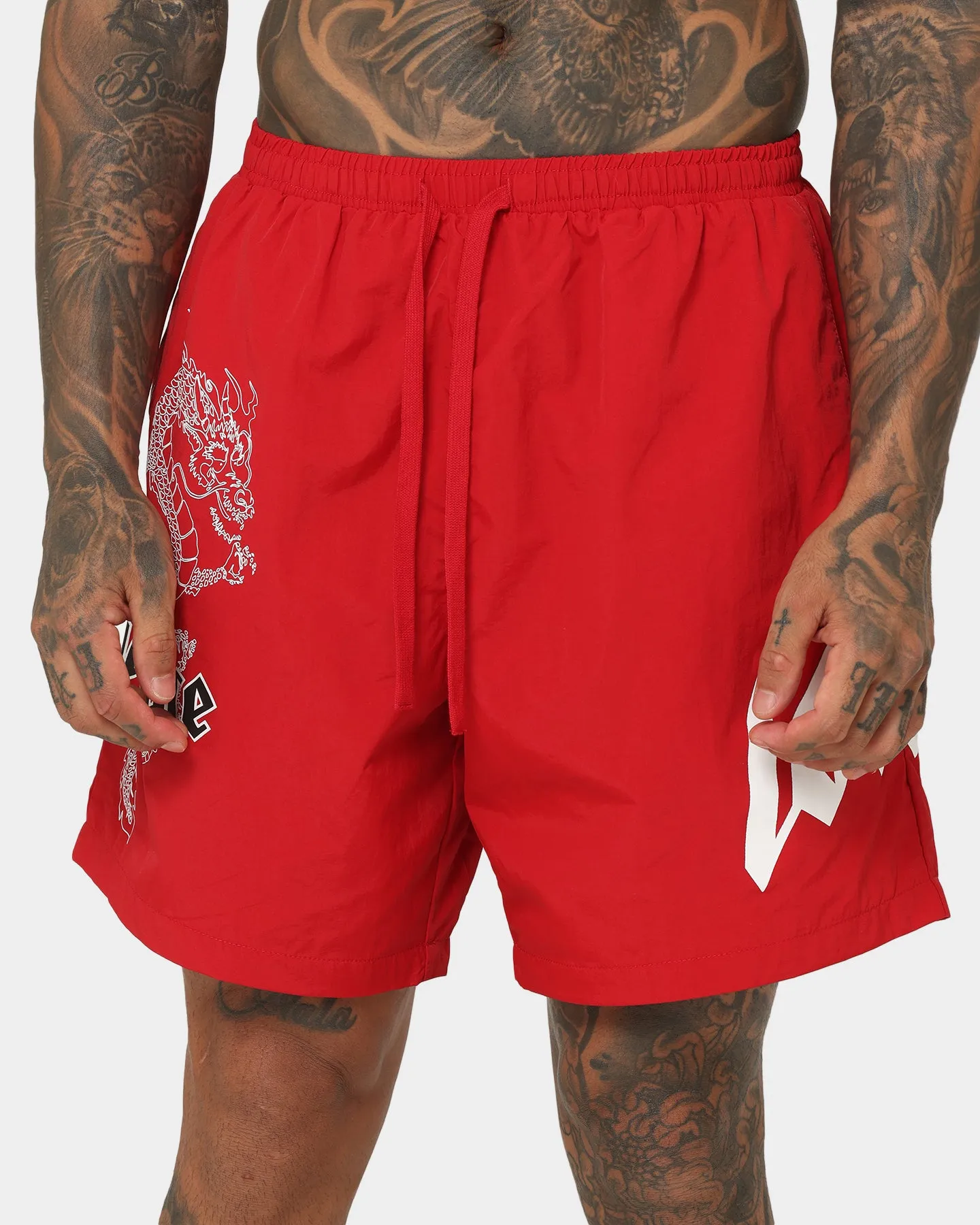 Loiter Drago Walk Shorts Red