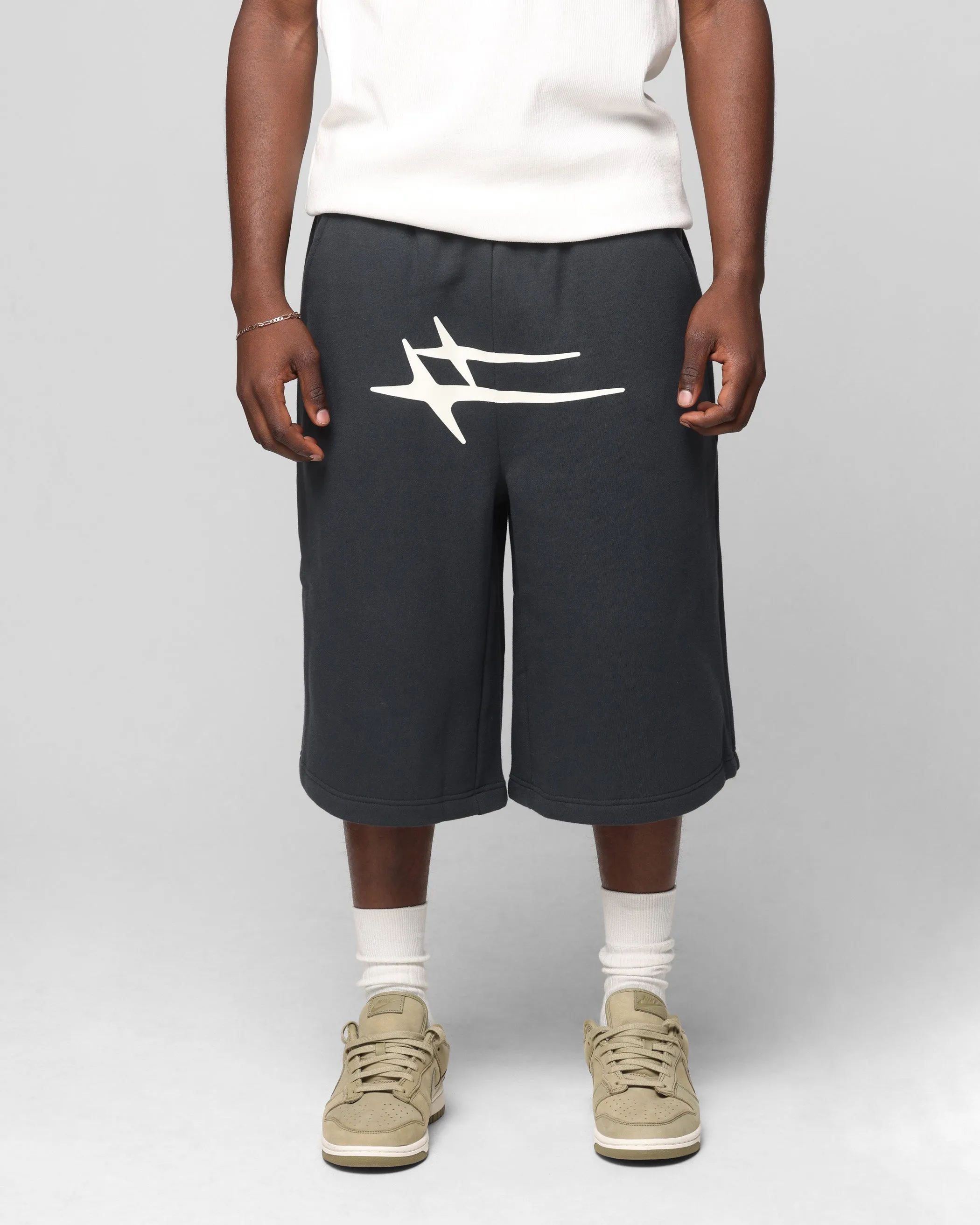 Loiter Hybrid Premium Shorts Charcoal
