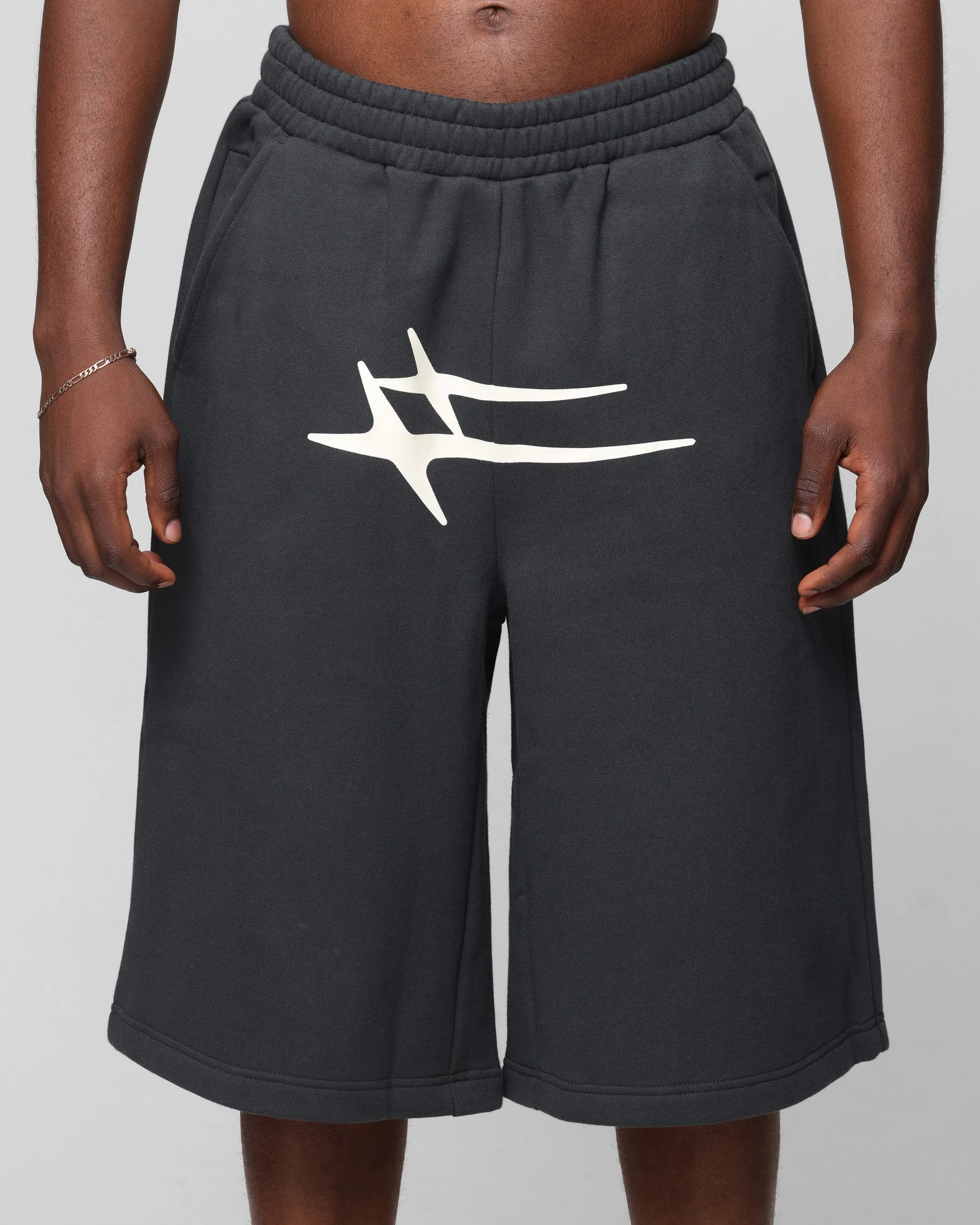 Loiter Hybrid Premium Shorts Charcoal