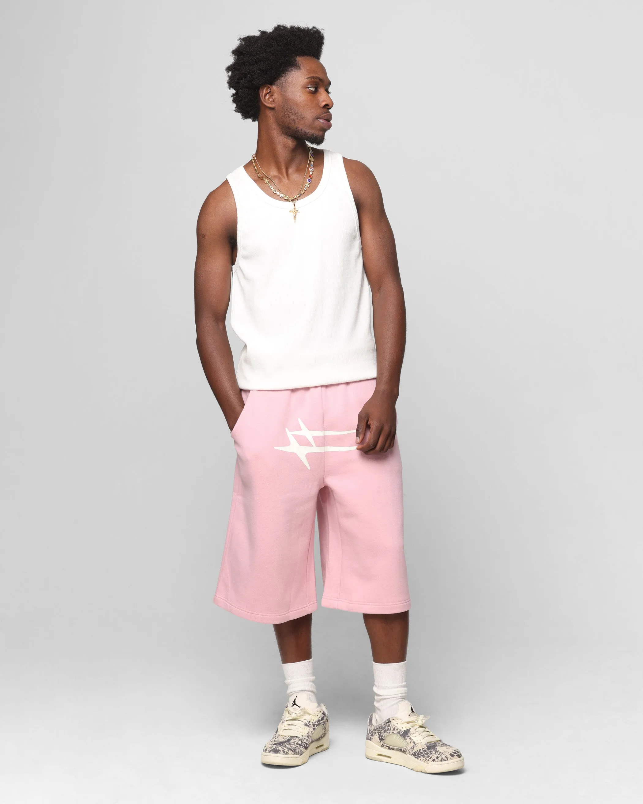 Loiter Hybrid Premium Shorts Dusty Pink
