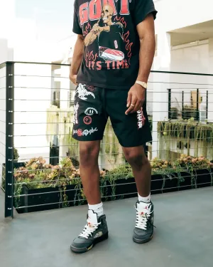 Loiter Hydra Shorts Black/Red
