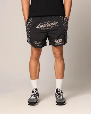 Loiter Instinct Walk Shorts Black