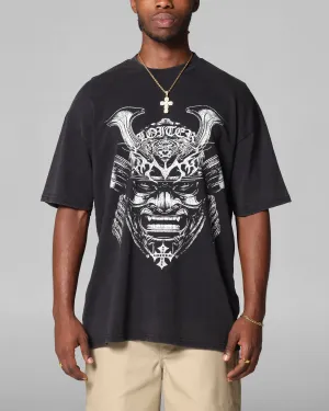 Loiter Shogun Vintage T-Shirt Black Acidwash