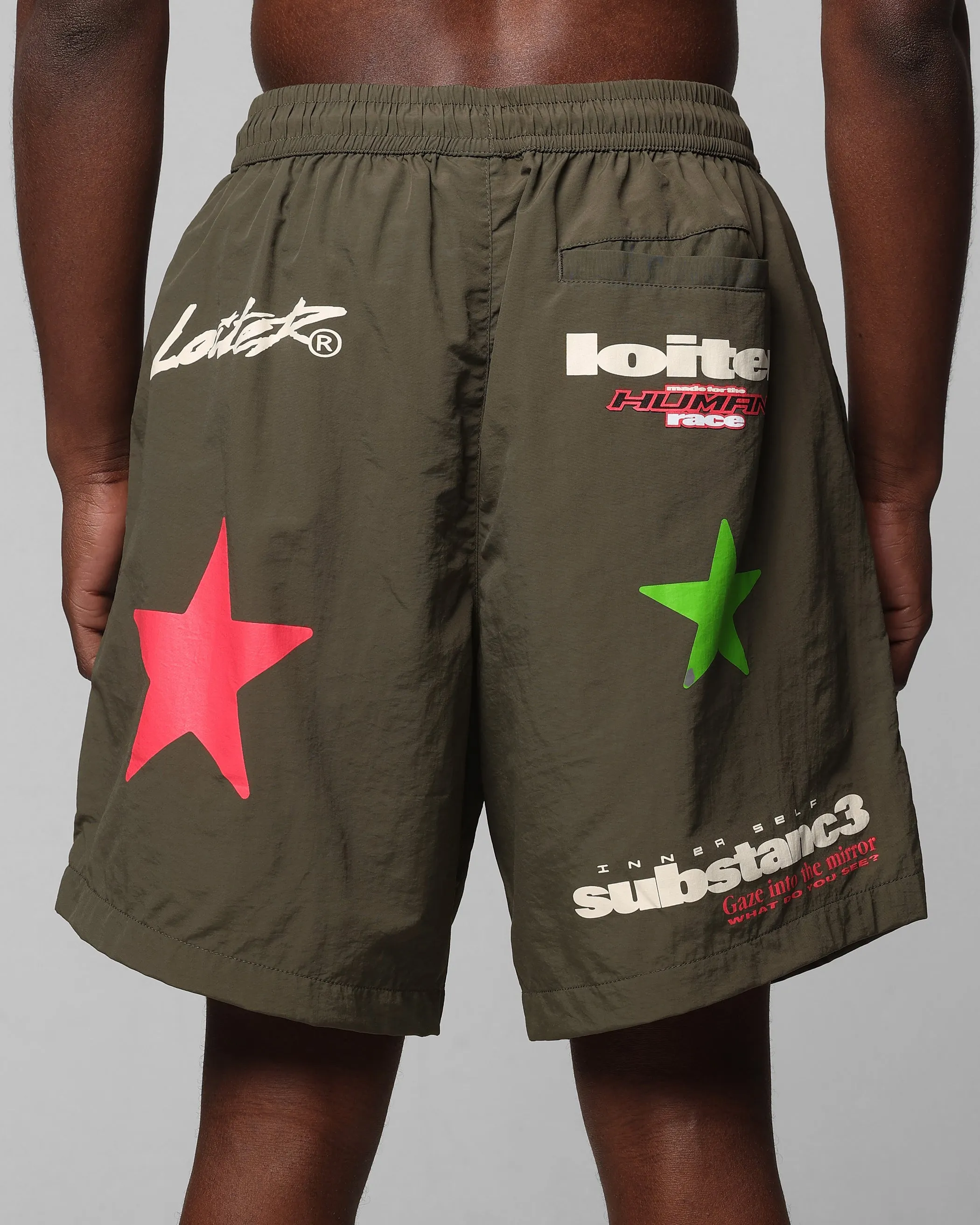 Loiter Substance Shorts Khaki