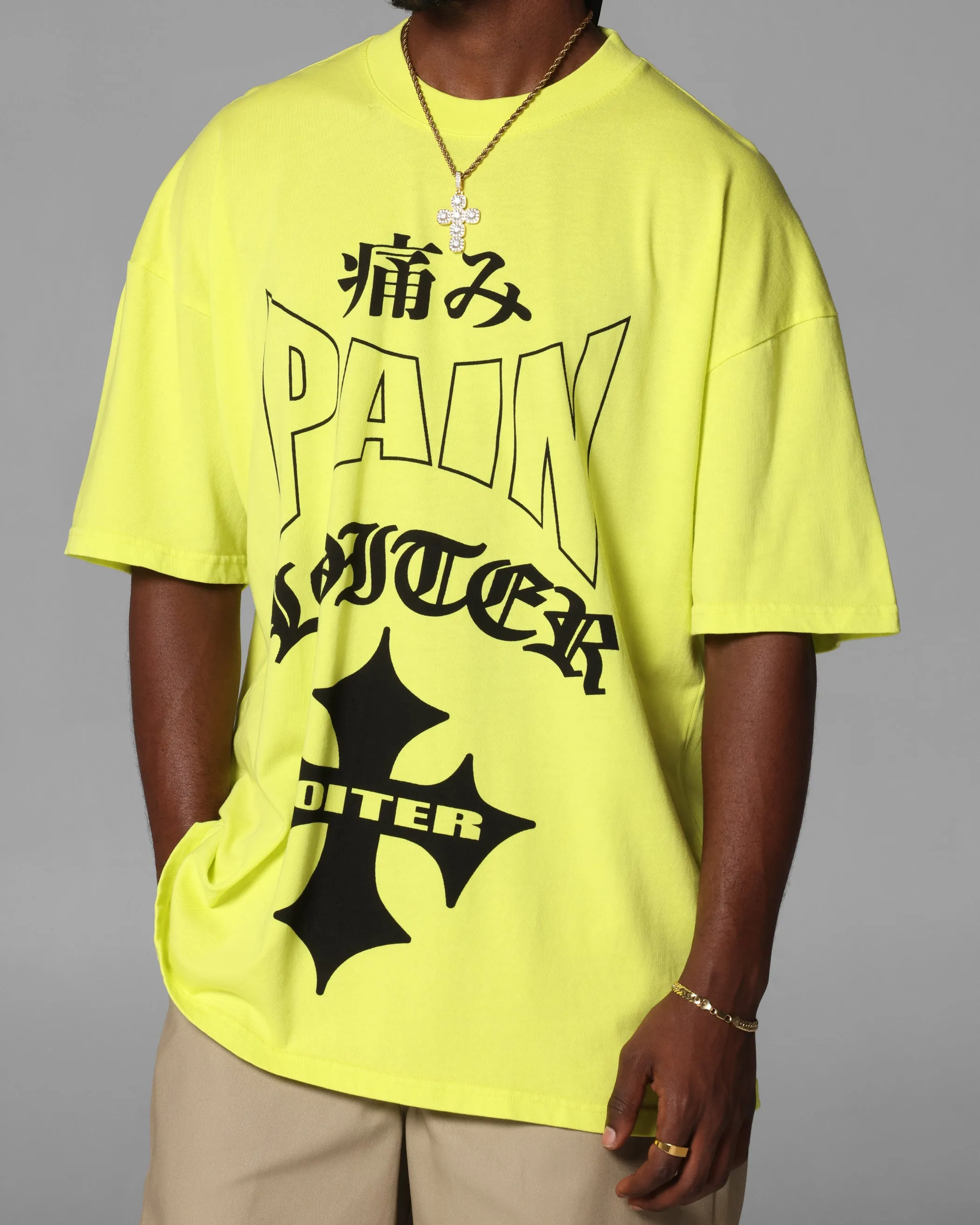 Loiter Ultimate Pain T-Shirt Cyber Green