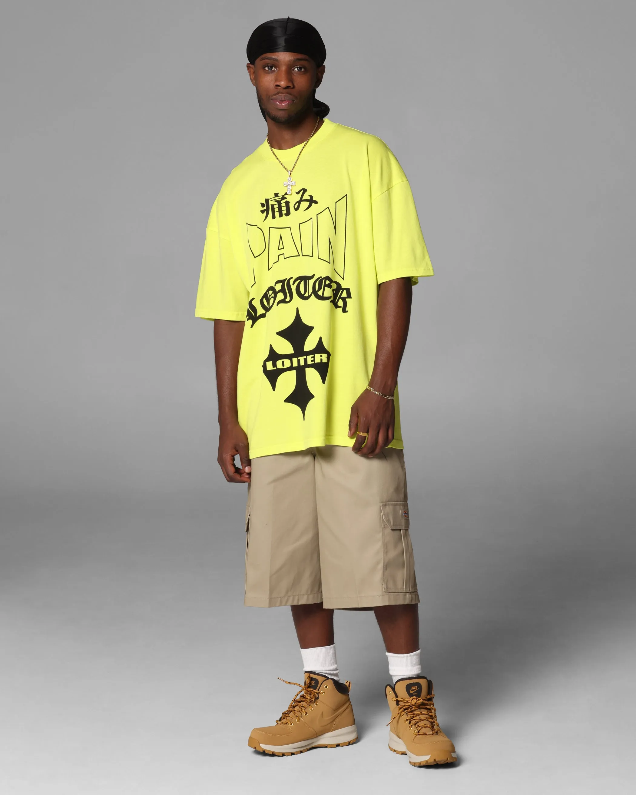 Loiter Ultimate Pain T-Shirt Cyber Green