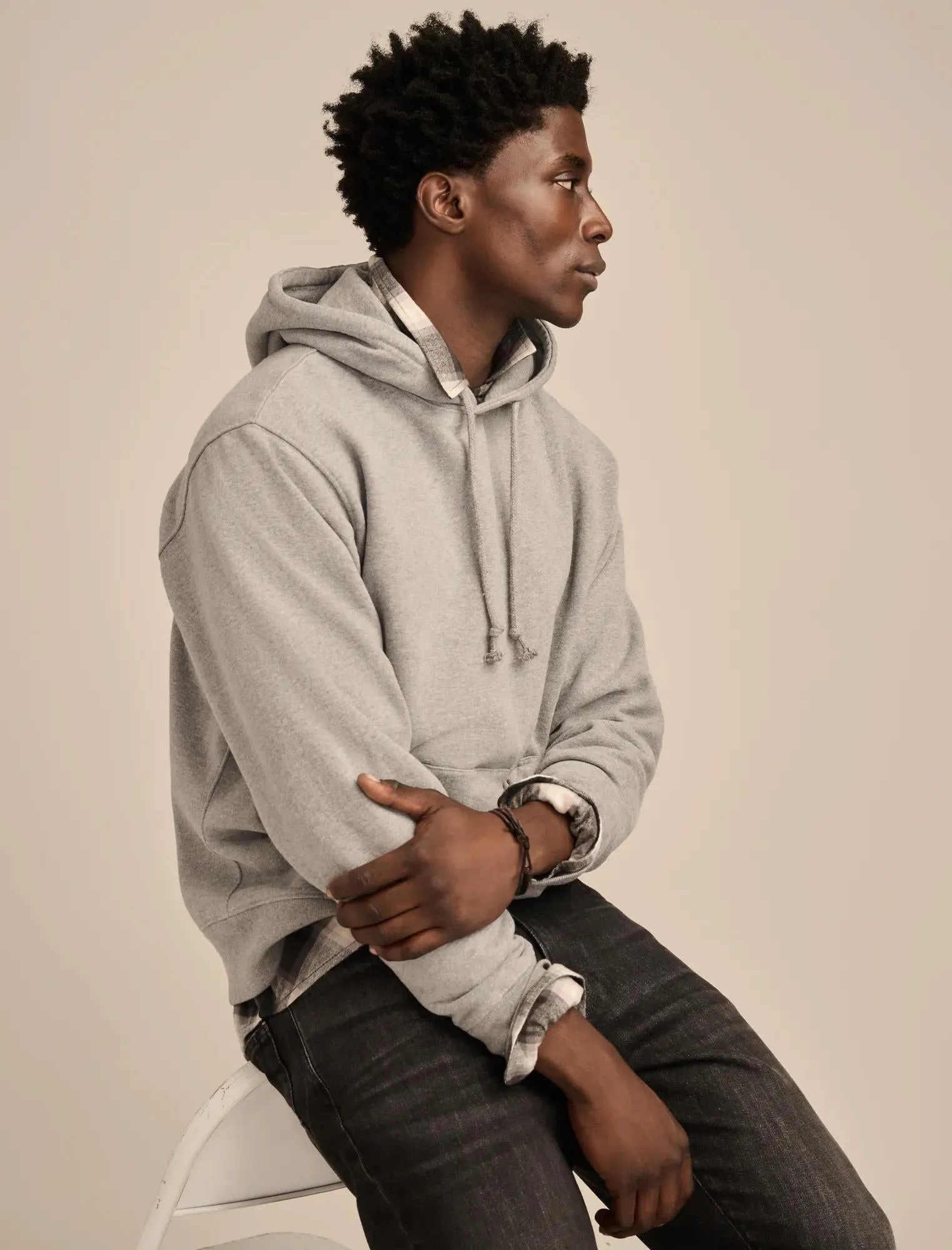 Lucky Brand Men's Relaxed Fleece Hoodie