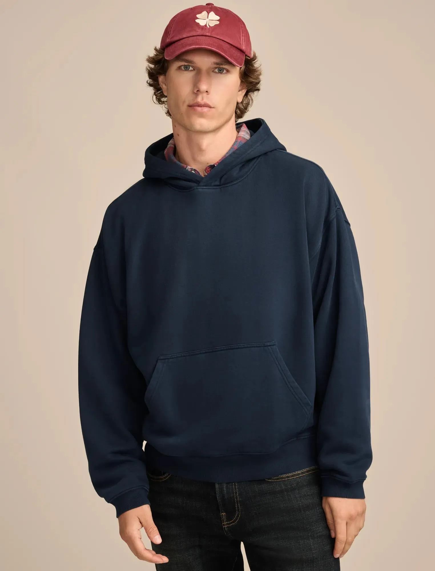 Lucky Brand Men's Relaxed Fleece Hoodie