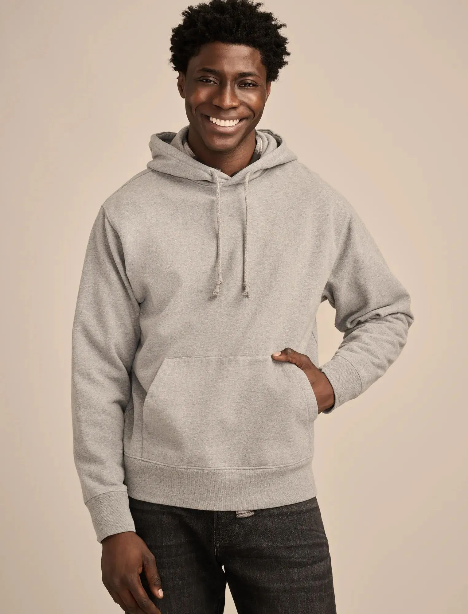 Lucky Brand Men's Relaxed Fleece Hoodie