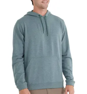 Men's Bamboo Fleece Pullover Hoody In Heather Juniper
