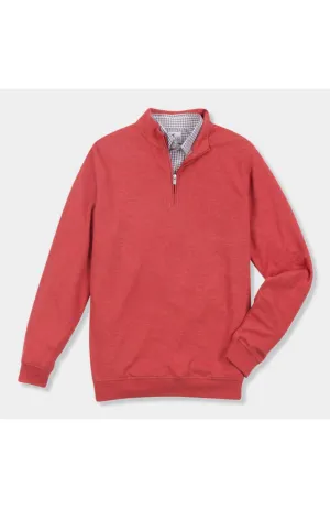 Men's Cotton Modal Quarterzip Sweatshirt In Canyon