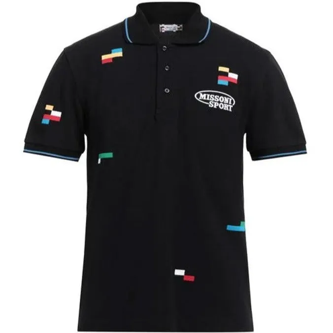 Missoni Sport Embroidered Polo Shirt