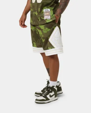 Mitchell & Ness Chicago Bulls Camo Swing Shorts Green Camo
