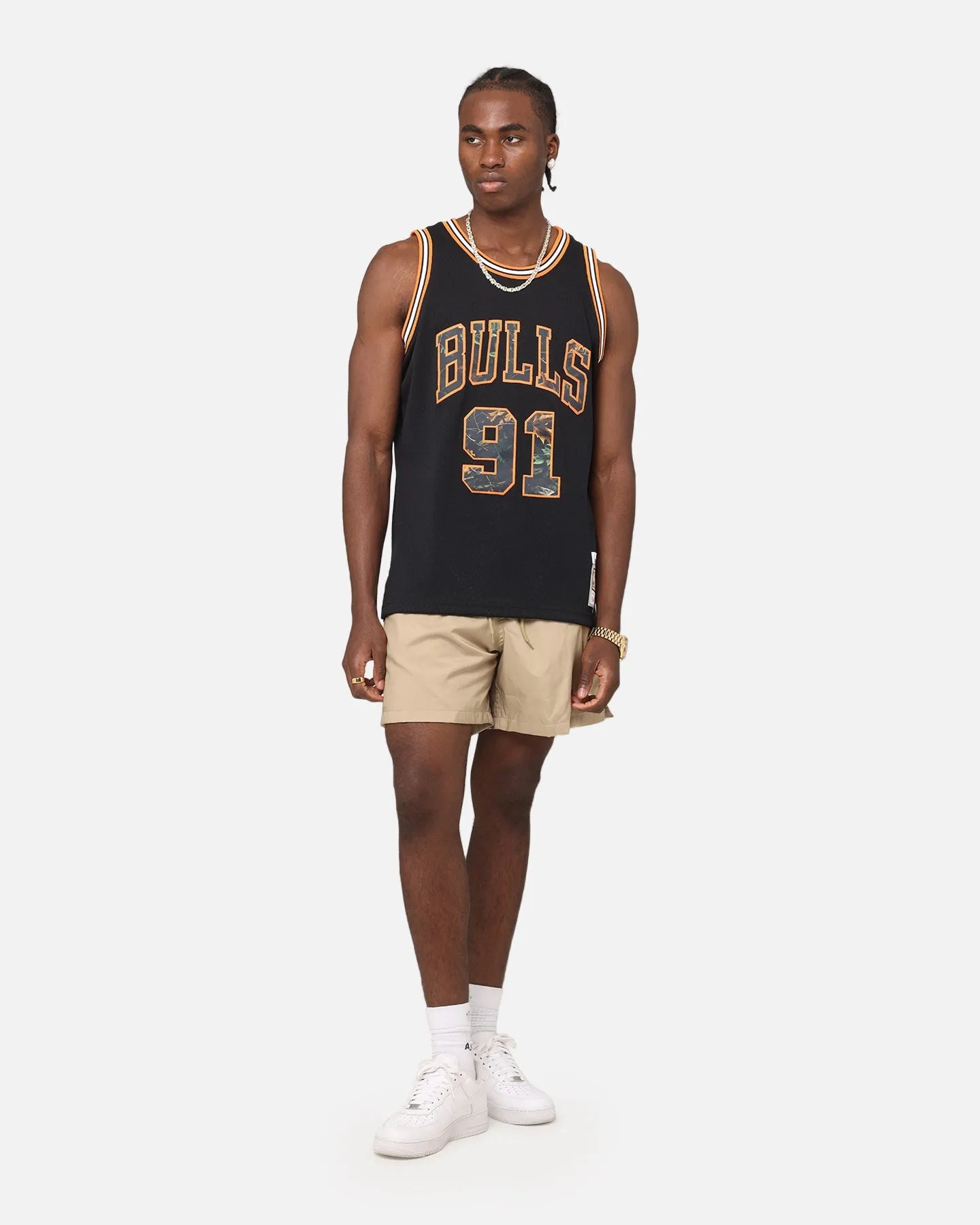 Mitchell & Ness Chicago Bulls Dennis Rodman 'Wilderness' 98 Swing Jersey Black