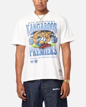 Mitchell & Ness North Melbourne Kangaroos Mascot T-Shirt Vintage White