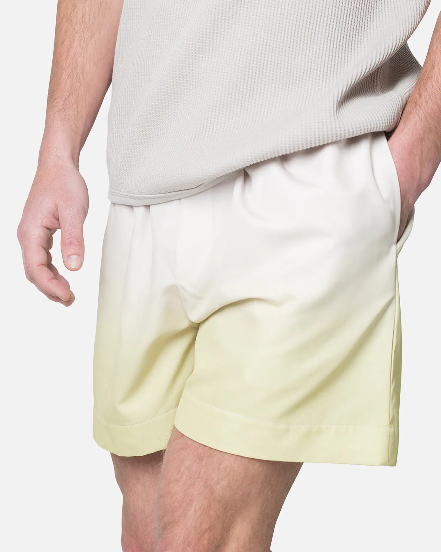 MNML Ombre Summer Shorts Light Yellow