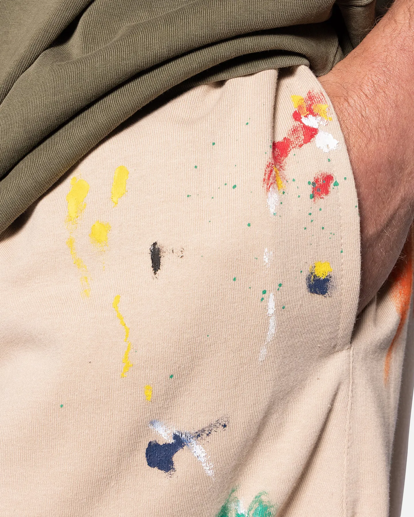 MNML Painter Shorts Off White