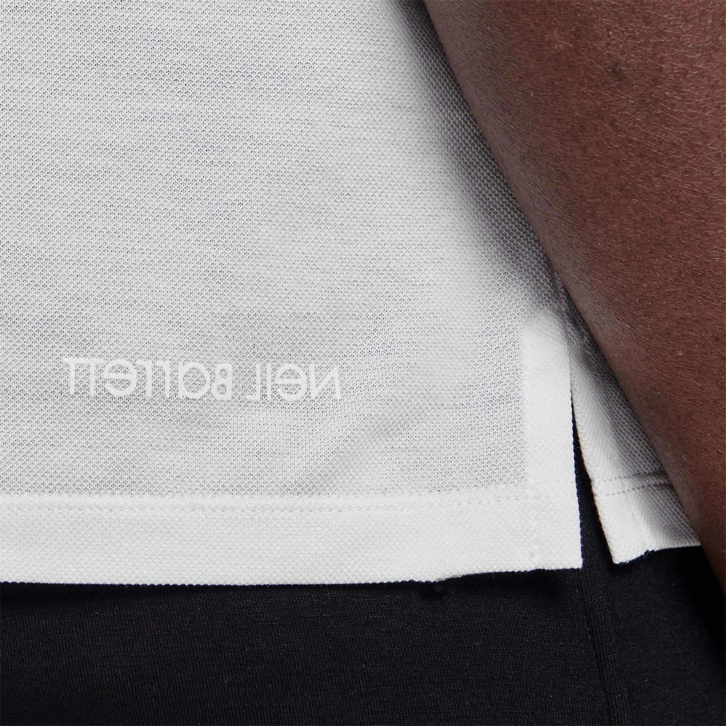 Neil Barrett Black Bolt Polo Shirt