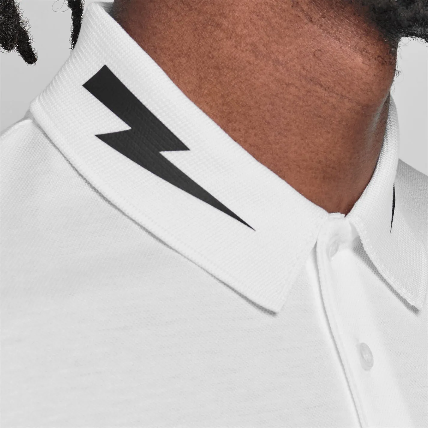 Neil Barrett Black Bolt Polo Shirt