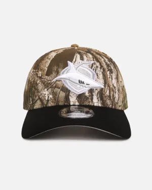 New Era Cronulla Sutherland Sharks 'NRL Real Tree' 9FORTY A-Frame Snapback Real Tree Camo