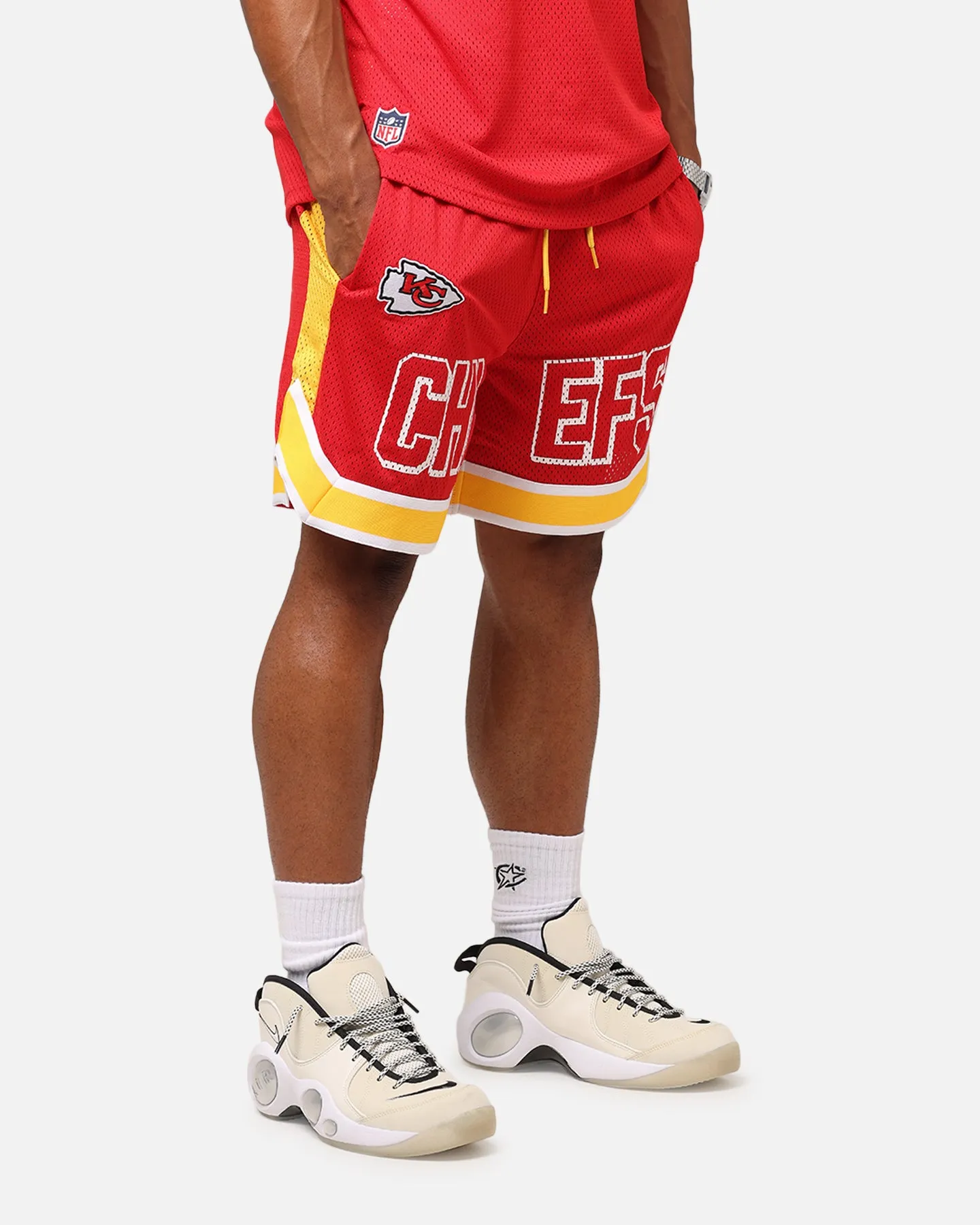New Era Kansas City Chiefs NFL Graphic Shorts Front Door Red