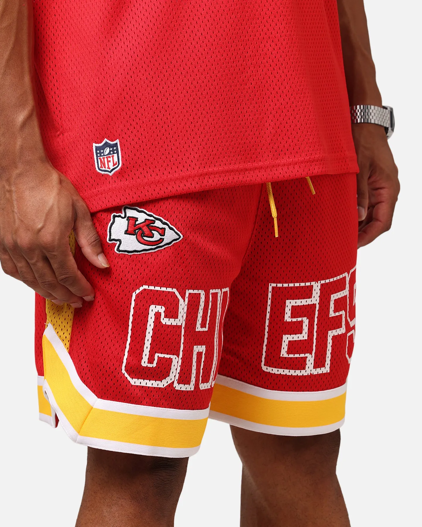 New Era Kansas City Chiefs NFL Graphic Shorts Front Door Red