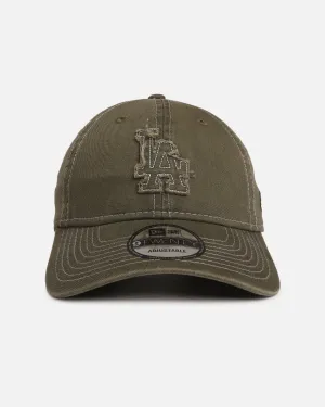 New Era Los Angeles Dodgers 'Frayed' 9TWENTY Strapback Green Med
