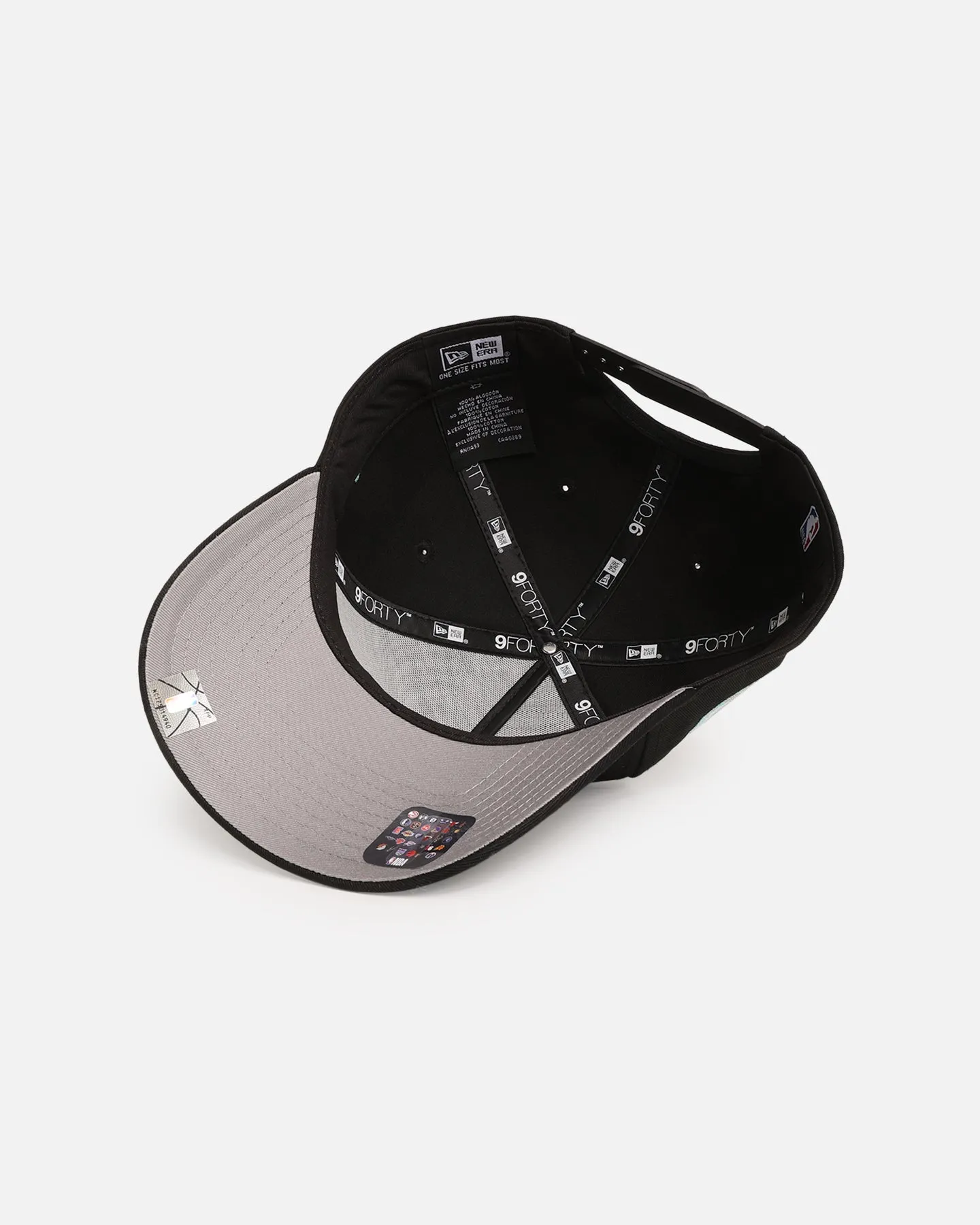 New Era Los Angeles Lakers 'Black Aqua' 9FORTY A-Frame Snapback Black/Aqua